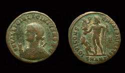 Licinius II, Antioch Mint, Imperial Mantle with Jupiter reverse